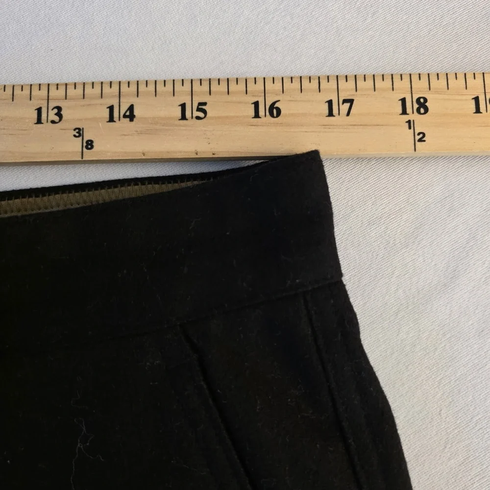 Banana Republic Men Black Wool Blend Dress Pants Trousers Pockets Size 33X29‎